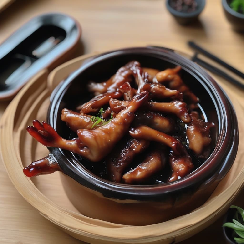DS12. Steamed Chicken Feet (4 pcs)