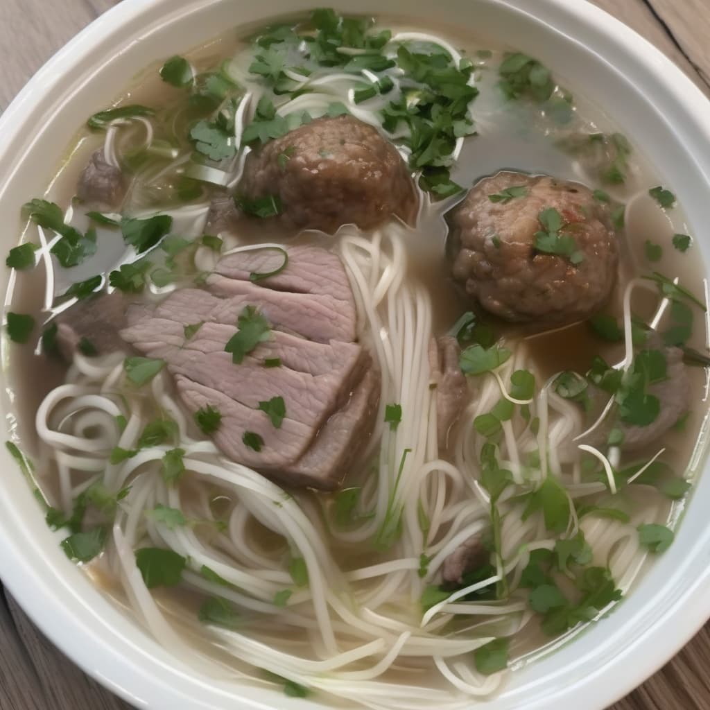P4. Phở Tái, Bò Viên